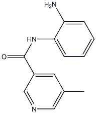 3-Pyridinecarboxamide,N-(2-aminophenyl)-5-methyl- Structure