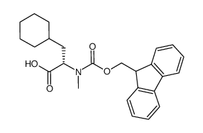 (S)-N-Fmoc-N-甲基-2-氨基-3-环己基丙酸图片