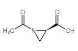 2-Aziridinecarboxylicacid,1-acetyl-,(R)-(9CI) Structure