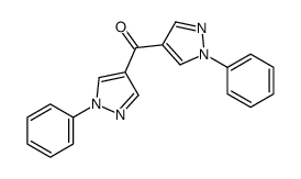 bis(1-phenylpyrazol-4-yl)methanone结构式