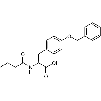 (S)-3-(4-(Benzyloxy)phenyl)-2-butyramidopropanoic acid picture