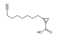 2-(8-Nonynyl)-1-cyclopropene-1-heptanoic acid结构式