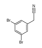 3,5-DIBROMOBENZYLCYANIDE Structure