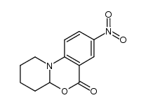 8-Nitro-perhydro-pyrrido[1,2-b]benz-1,3-oxazin-6-on Structure