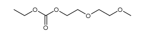 2-(2-methoxyethoxy)ethyl ethyl carbonate Structure