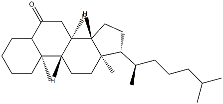 5ξ-Cholestan-6-one结构式