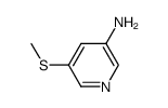 3-Pyridinamine,5-(methylthio)-(9CI) Structure