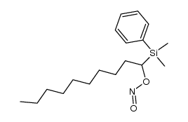 1-(dimethylphenylsilyl)decyl nitrite结构式