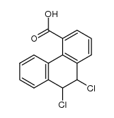 9,10-dichloro-9,10-dihydrophenanthrene-4-carboxylic acid Structure