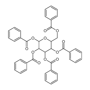 1,2,3,4,6-Penta-O-benzoyl-D-galactopyranoside Structure