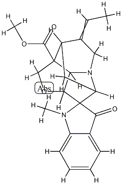 17-Deoxy-6β,17-epoxyvoachalotine pseudoindoxyl structure