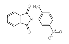 2-(2-methyl-5-nitro-phenyl)isoindole-1,3-dione结构式