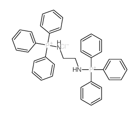 triphenyl-[2-(triphenylphosphaniumylamino)ethylamino]phosphanium结构式