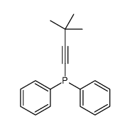 (3,3-dimethyl-1-butynyl)diphenylphosphine结构式