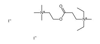 diethyl-methyl-[3-oxo-3-[2-(trimethylazaniumyl)ethoxy]propyl]azanium,diiodide结构式