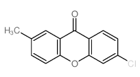 6-chloro-2-methyl-xanthen-9-one Structure