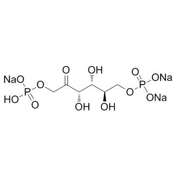 D-果糖-1,6-二磷酸三钠结构式