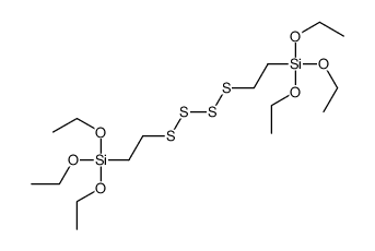 4,4,13,13-tetraethoxy-3,14-dioxa-7,8,9,10-tetrathia-4,13-disilahexadecane结构式