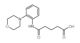 4-(2-Morpholin-4-yl-phenylcarbamoyl)-butyric acid structure