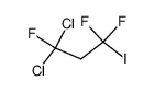 1,1-dichloro-1,3,3-trifluoro-3-iodo-propane结构式