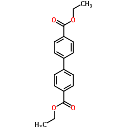 Diethyl 4,4'-biphenyldicarboxylate Structure