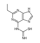 Thiourea, (2-ethyl-1H-purin-6-yl)- (9CI) Structure