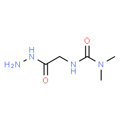 Glycine, N-[(dimethylamino)carbonyl]-, hydrazide (9CI) structure