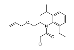 N-(2-Allyloxy-ethyl)-2-chloro-N-(2-ethyl-6-isopropyl-phenyl)-acetamide结构式