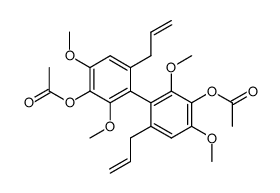 3,3'-diacetoxy-6,6'-diallyl-2,2',4,4'-tetramethoxybiphenyl Structure