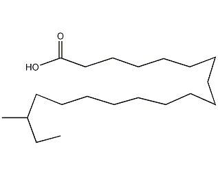 17-甲基十九(烷)酸结构式