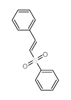 Benzene,[(2-phenylethenyl)sulfonyl]- Structure