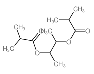 Propanoic acid,2-methyl-, 1,2-dimethyl-1,2-ethanediyl ester (9CI) structure