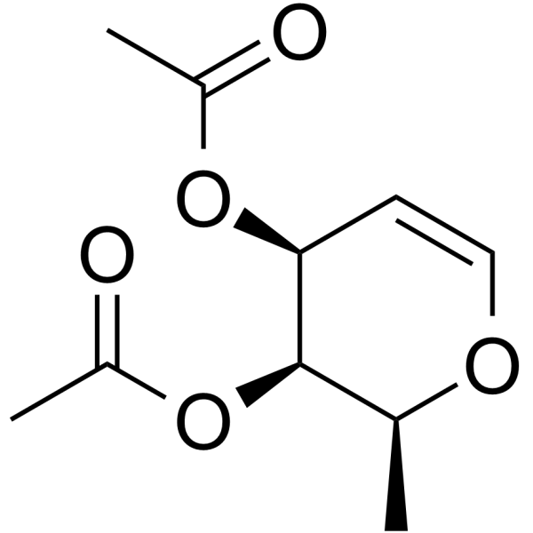 3,4-Di-O-acetyl-L-fucal Structure