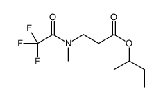 3-[Methyl(trifluoroacetyl)amino]propionic acid (S)-1-methylpropyl ester结构式