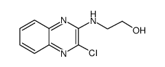 2-[(3-CHLOROQUINOXALIN-2-YL)AMINO]ETHANOL structure