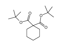 ditert-butyl cyclohexane-1,1-dicarboxylate Structure