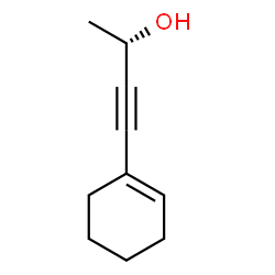 3-Butyn-2-ol, 4-(1-cyclohexen-1-yl)-, (2S)- (9CI)结构式