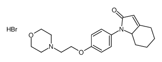 1,4,5,6,7,7a-hexahydro-1-[4-(2-morpholinoethoxy)phenyl]-2H-indol-2-one monohydrobromide picture