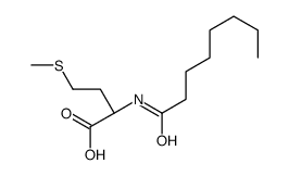 (2S)-4-methylsulfanyl-2-(octanoylamino)butanoic acid Structure