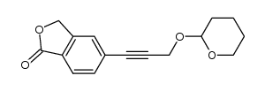 5-[3-(tetrahydro-pyran-2-yloxy)-prop-1-ynyl]-3H-isobenzofuran-1-one Structure