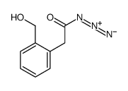 2-[2-(hydroxymethyl)phenyl]acetyl azide Structure