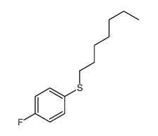 1-fluoro-4-heptylsulfanylbenzene结构式