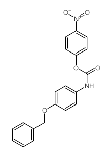 o-(p-Nitrophenyl)-N-(p-benzyloxyphenyl)-urethan结构式