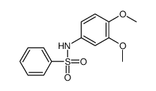 N-(3,4-dimethoxyphenyl)benzenesulfonamide Structure