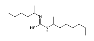 1-hexan-2-yl-3-octan-2-ylthiourea结构式