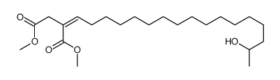 dimethyl 2-(16-hydroxyheptadecylidene)butanedioate Structure