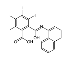 2,3,4,5-tetraiodo-6-(naphthalen-1-ylcarbamoyl)benzoic acid结构式