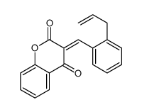 3-[(2-prop-2-enylphenyl)methylidene]chromene-2,4-dione结构式