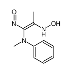 N-[1-(N-methylanilino)-1-nitrosoprop-1-en-2-yl]hydroxylamine Structure