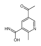 5-acetyl-2-methylpyridine-3-carboxamide Structure